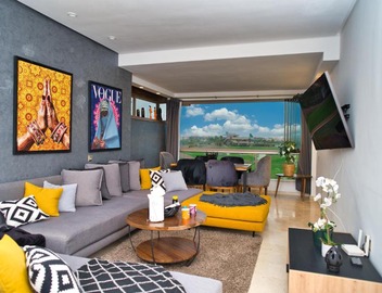Prestigia, superbe appartement, vue sur golf, piscine et Atlas 3
