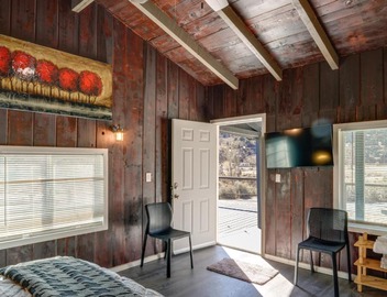 Private Deck & Views: Frazier Mountain Cabin 2