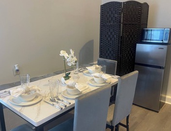 Private open floor plan studio apartment 3