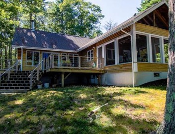 Private waterfront home with large deck & deep water dock 3