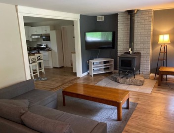 River front 4 season cottage with 2.5 acre serenity with mature trees around 5