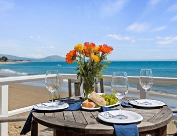 Romantic Oceanfront Studio With Private Deck | Right On The Sand! 2