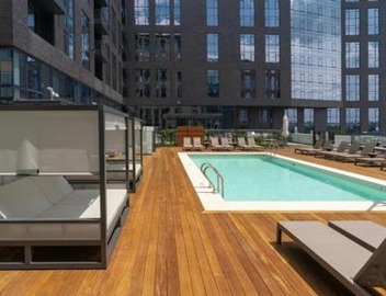 Seaport Apartment Fireplace Gym & Pool Access 3