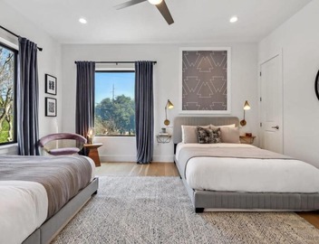 Spacious and Sleek Modern Elegance Heated Pool 2