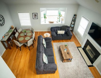 Spacious Coastal Townhome Deck and Parking 2