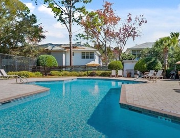Spacious quiet all ground floor gated condo. Large pool/tennis pickle ball 5