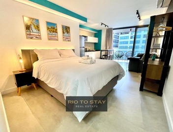 Studio Leblon - Modern with pool and gym. 5