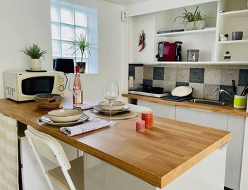 Studio with lovely outdoor terrace 10 minutes from Paris (14th) classified 1*. 2