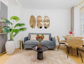 Stylish Apartment 3 Min from Haussmann, Sleeps4 5