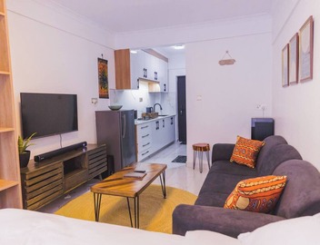 Stylish Studio in Smart Homes Kilimani,Yaya Centre Nairobi,Gym and free parking 4