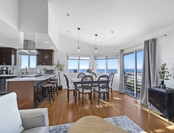 Top Floor Unit with Panoramic Views Steps to the beach with 3 Parking Spots! 3