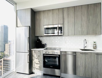 Two bedroom condo with a sky view! Best location downtown. 3