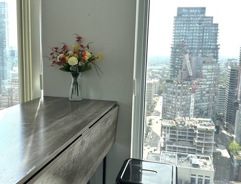 Two bedroom condo with a sky view! Best location downtown. 5