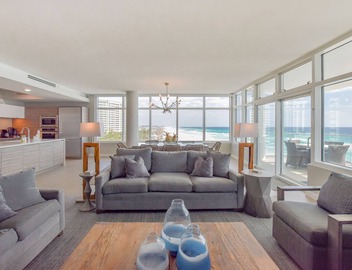VACATION IN PARADISE! ~ Panoramic Gulf Views! Seasonal Beach Service Included! 4