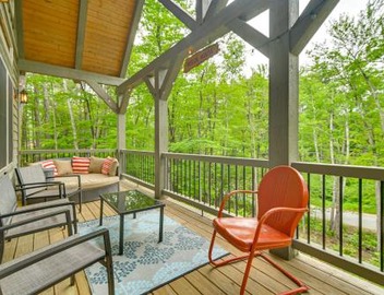 Woodsy + Secluded! Intervale Haven w/Deck & Patio 3