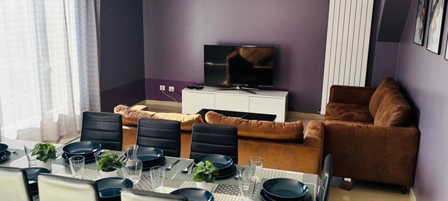 100m² - terrace & private parking - near Paris, CDG, Asterix, Disney