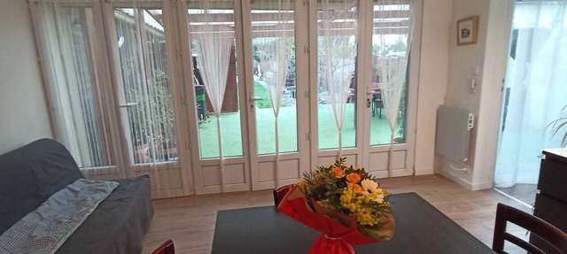 2-room ground floor apartment with garden on the banks of the Marne