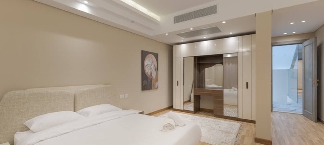 4-bedroom villa in palm hills compound with garden