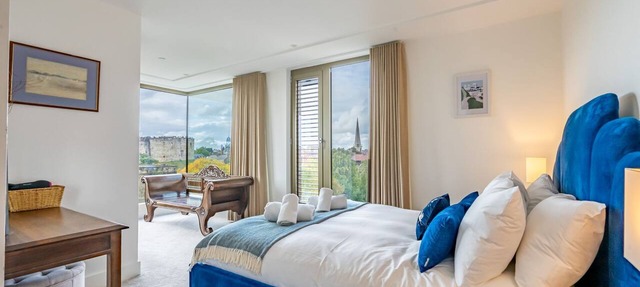 A premium stay that sleeps 4 guests in 2 bedrooms