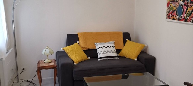 Attractive F2 souplex apartment with free PARKING, small garden and terrace