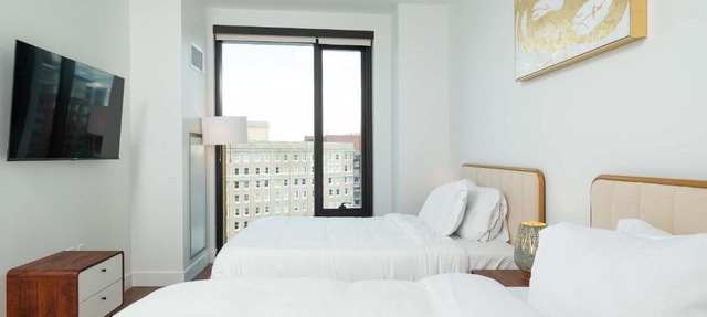Back-Bay Lux Central 2BR Condo with Rooftop and Parking