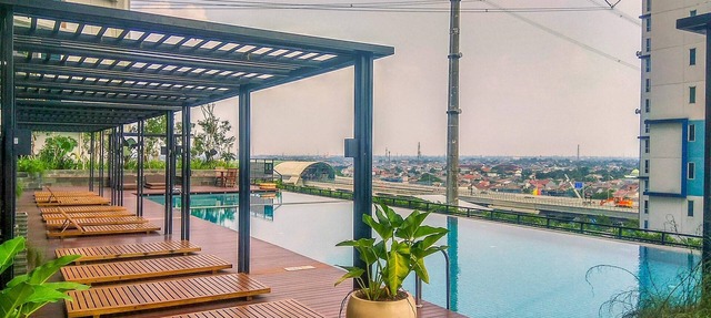 Basic Studio Near Station At Lrt City Bekasi Apartment