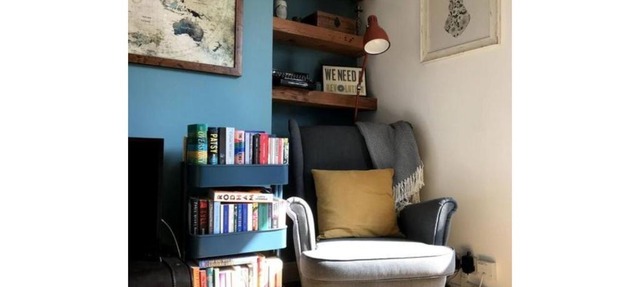 Bright, book-filled flat in artsy Stokes Croft