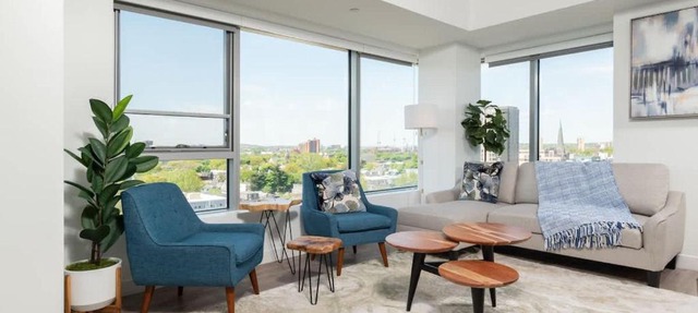 Central Serene Condo King Bed by MIT Harvard GYM
