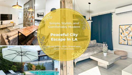 Charming Poolside ADU Near SoFi Stadium - MK3LAD