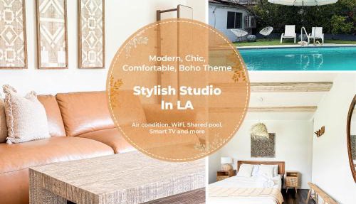 Charming Studio Oasis with Pool Near SoFi - MKLAD4