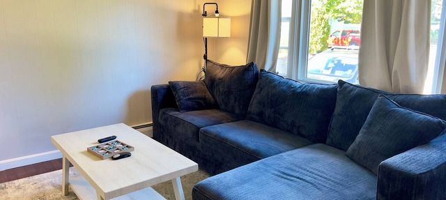 Charming two-bedroom, one-bathroom condo, two short blocks from the beach!