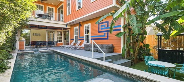 Contemporary Art | Heated Pool and Hot Tub