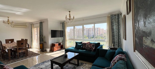 Cozy 4-bedroom apartment newly furnished in beautiful Madinaty with WiFi, AC