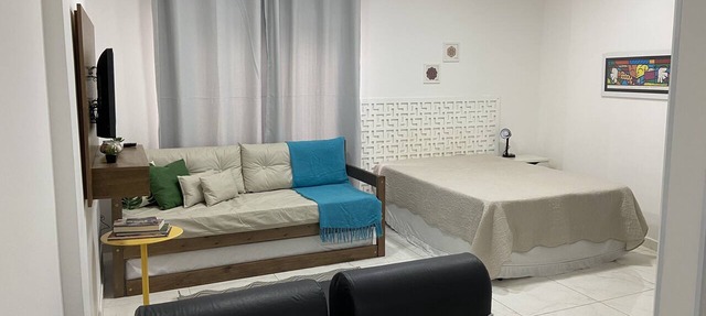 Cozy beachfront studio apartment 50m from the sea. Ouro Preto and Sabará