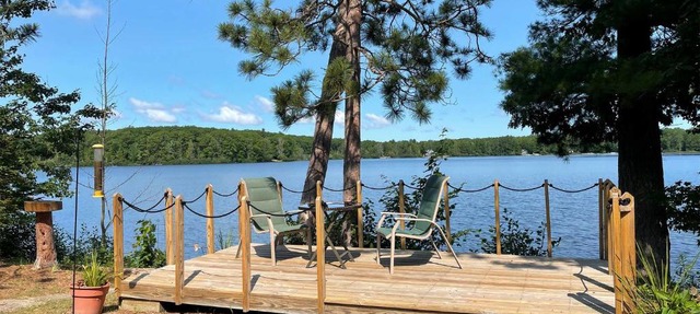 Cozy Interlochen Cabin w/Dock: 1 Mi to Bass Lake