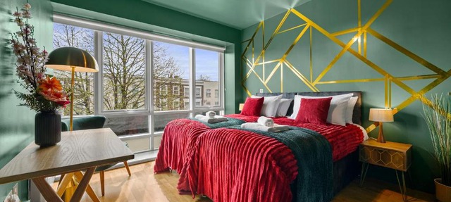 Dapper Suite in bustling Holloway, Islington by Gold Stays