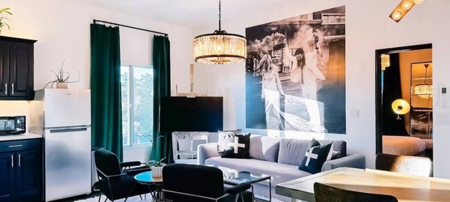 Designer loft in luxury home near beach. Sleeps 4