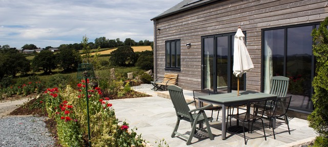 High spec contemporary wood framed house - fantastic views