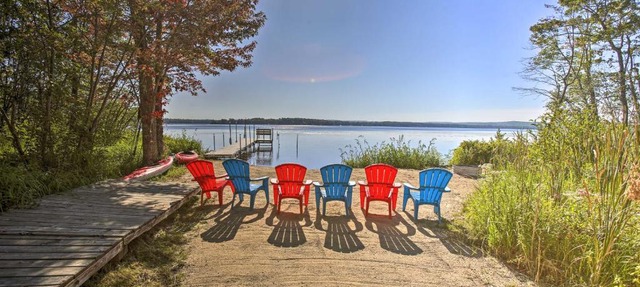 Interlochen Home on Green Lake w/Dock & Beach!