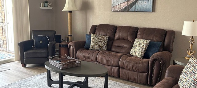 Just steps from pool, boat slip available,Newer LVP flooring,Have 5 star reviews