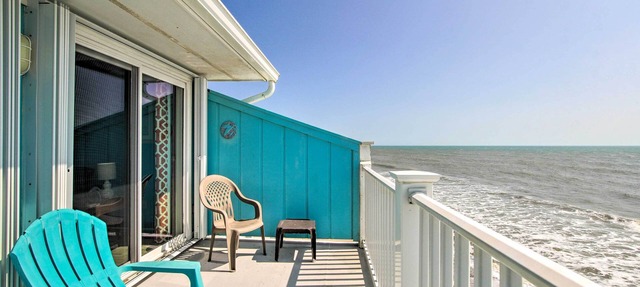 Kure Beach Condo w/Panoramic Ocean Views!