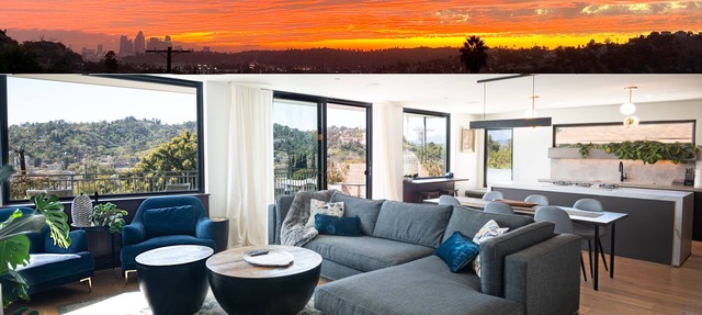 LA Hillside House dramatic views, super clean. 2bed/2bath
