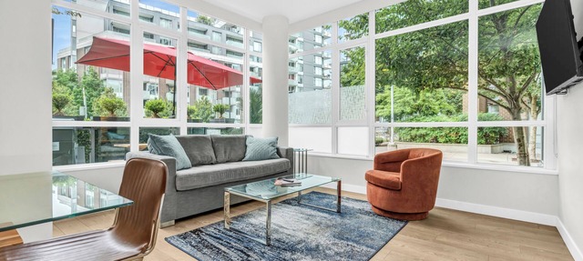 Location! Modern Urban Oasis with Premium King Size Beds and a Home Office