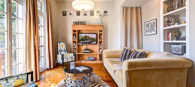 Luxe Balcony Views of New Orleans Garden District