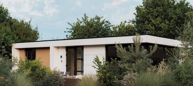 Luxurious 4-person wellness villa on the Vogelenzang Estate with a private sauna. Bright, comfortable, and sustainably furnished, surrounded by greenery and close to the dunes and coast.