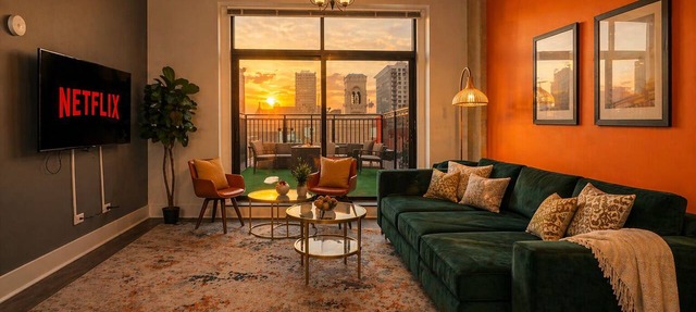 McCormick Patio skyline view 2b/2b with optional Parking/sleep 6