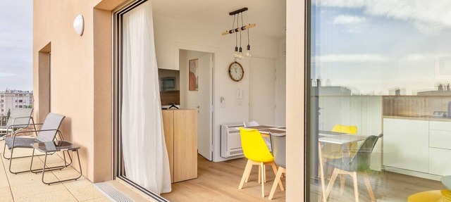 Modern Apt with Balcony-6P-Close to Disney/Paris