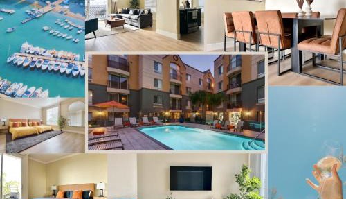 Modern Top Floor 3BD 3BA Condo Marina del Rey