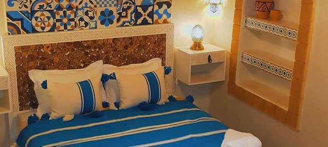 Moroccan traditional Riad in the heart of the old medina of Essaouira