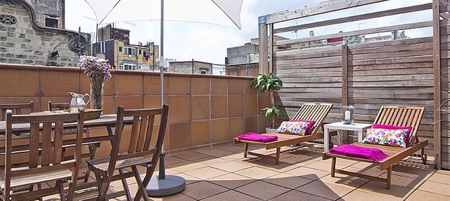 My Space Barcelona Penthouse near commercial area with pool and terrace